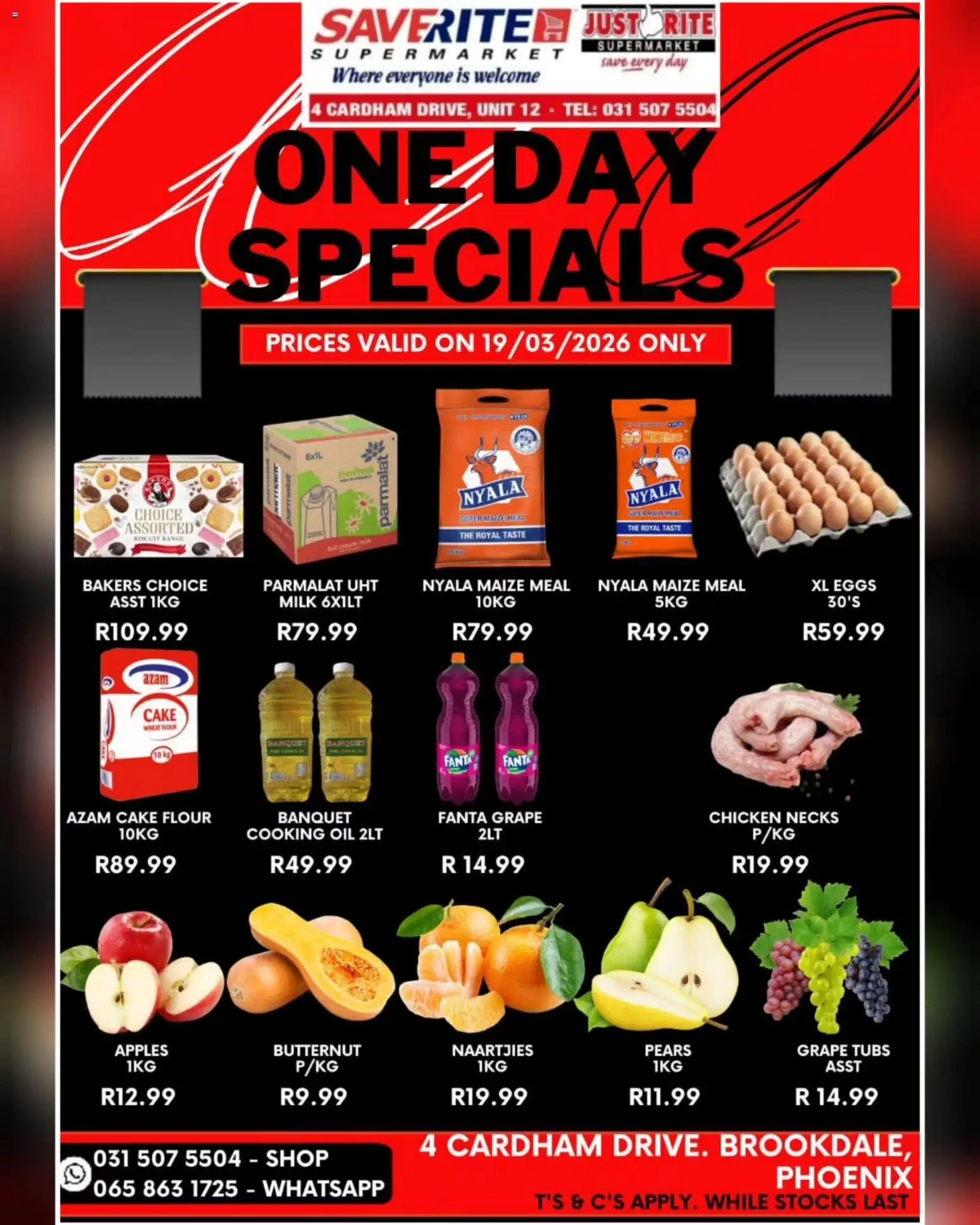 Preview of Saverite flyer valid from 19/03/2026