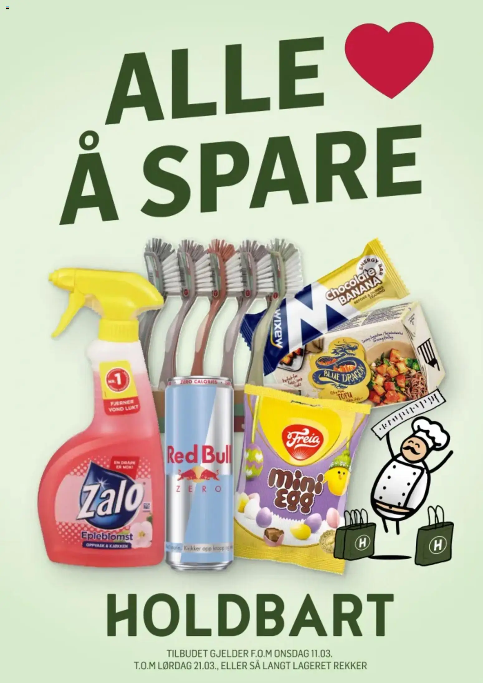 Forhåndsvis Holdbart kundeavis fra butikk Holdbart gyldig fra 11/03/2026