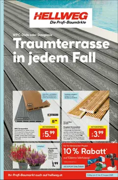 Vorschau der Angebote: HELLWEG Flugblatt gültig ab 21.08.2025