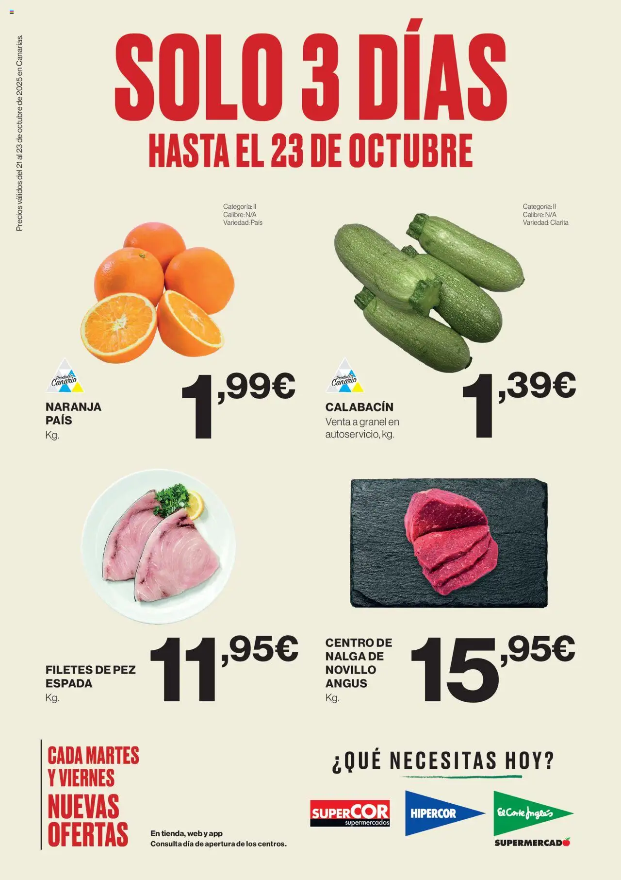 Supercor Canarias > 21/10 - 23/10/2025 > Ofertas