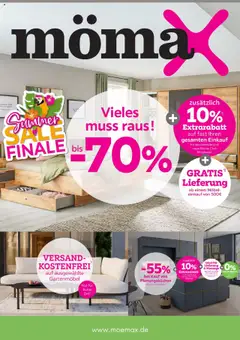 Vorschau von dem Prospekt des Geschäftes Mömax, gültig ab dem 18.07.2025