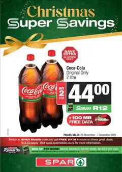Preview of Spar flyer valid from 24/11/2025 | Page: 1