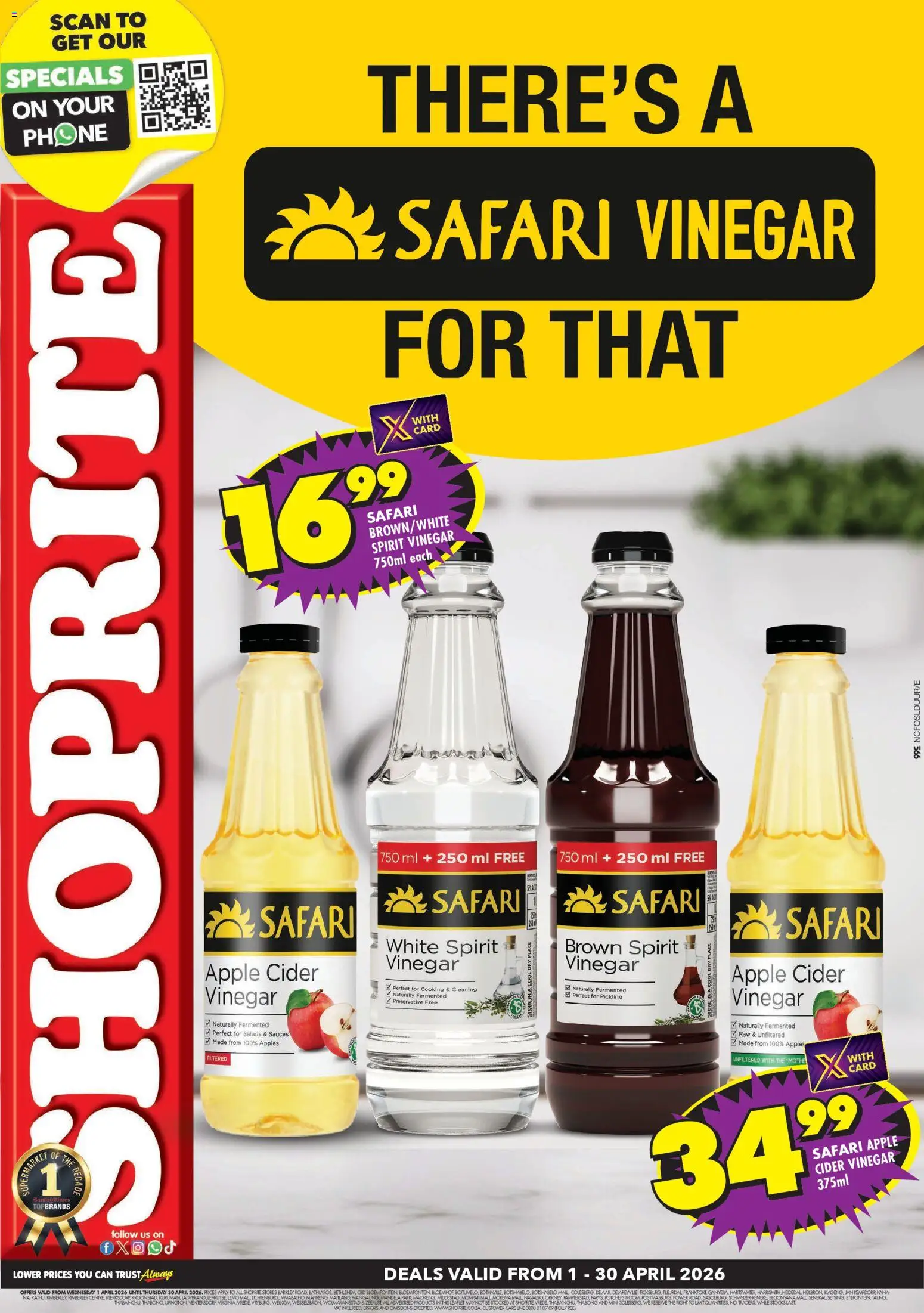 Preview of Shoprite flyer valid from 01/04/2026