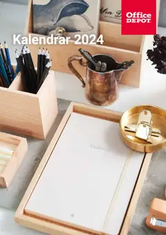 Förhandsgranska reklamblad Kalendrar 2024 från butik Office Depot gäller från 25/07/2023