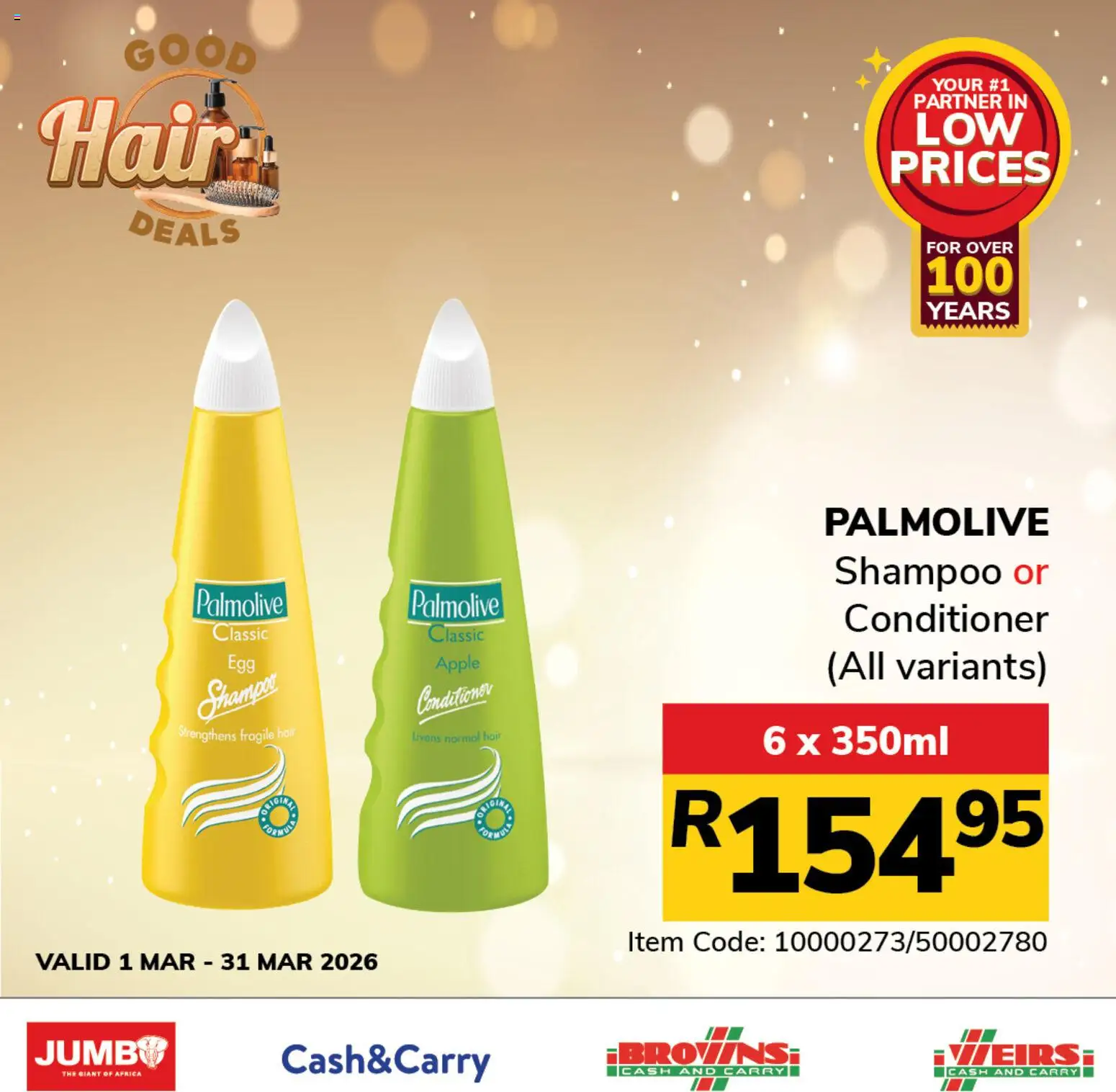 Preview of Jumbo flyer valid from 01/03/2026 - Shampoo, Conditioner