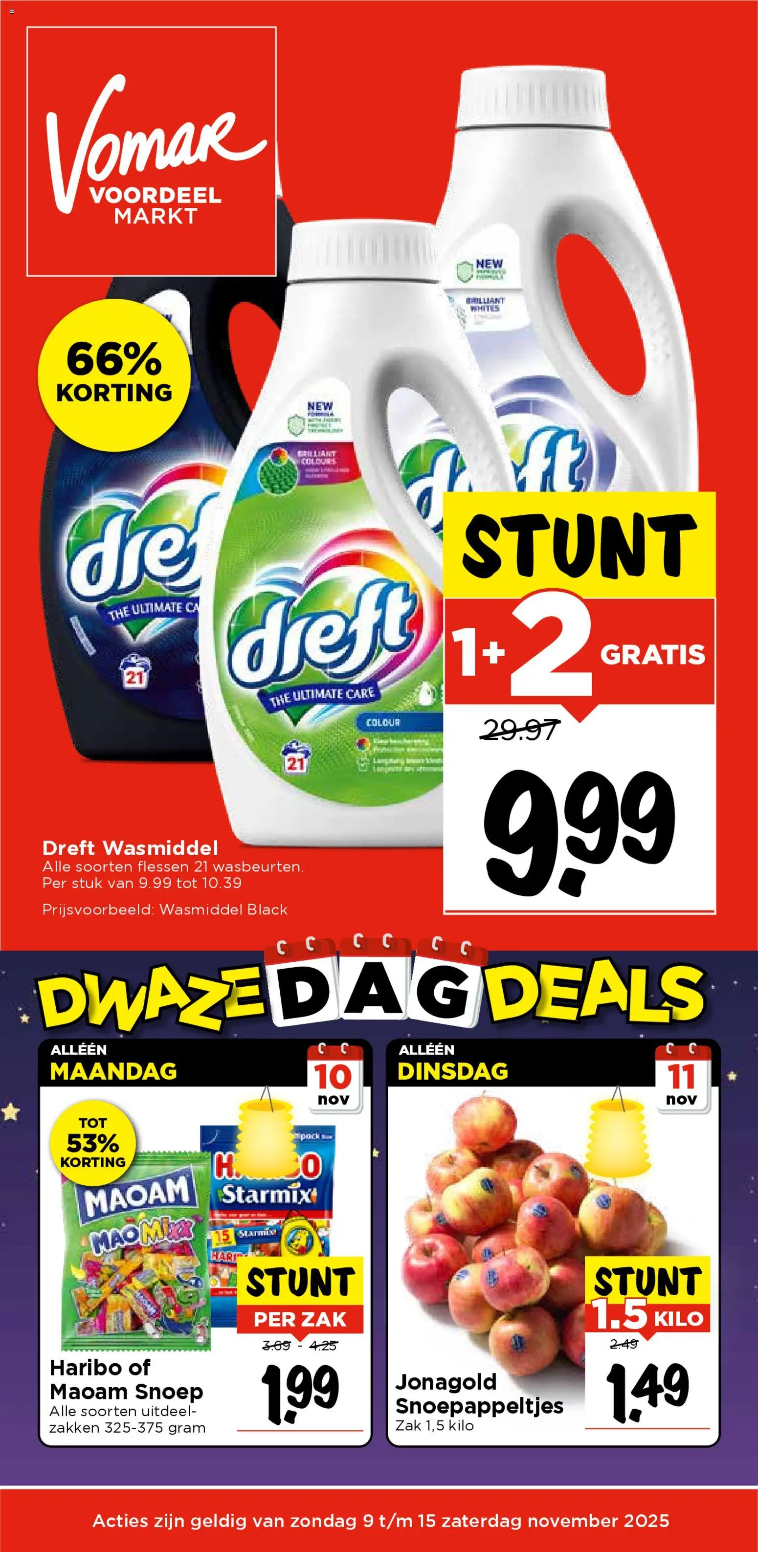 Voorbeeld van Folder van winkel Vomar geldig vanaf 09-11-2025