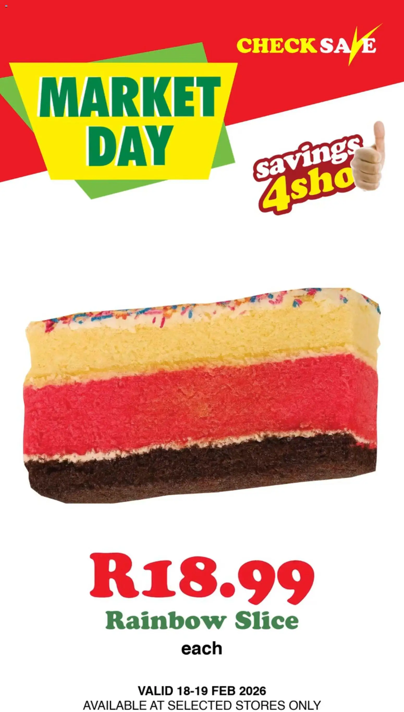 Preview of Check Save flyer valid from 18/02/2026