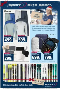 Forhåndsvis Kundeavis fra butikk Sport 1 gyldig fra 01/12/2025