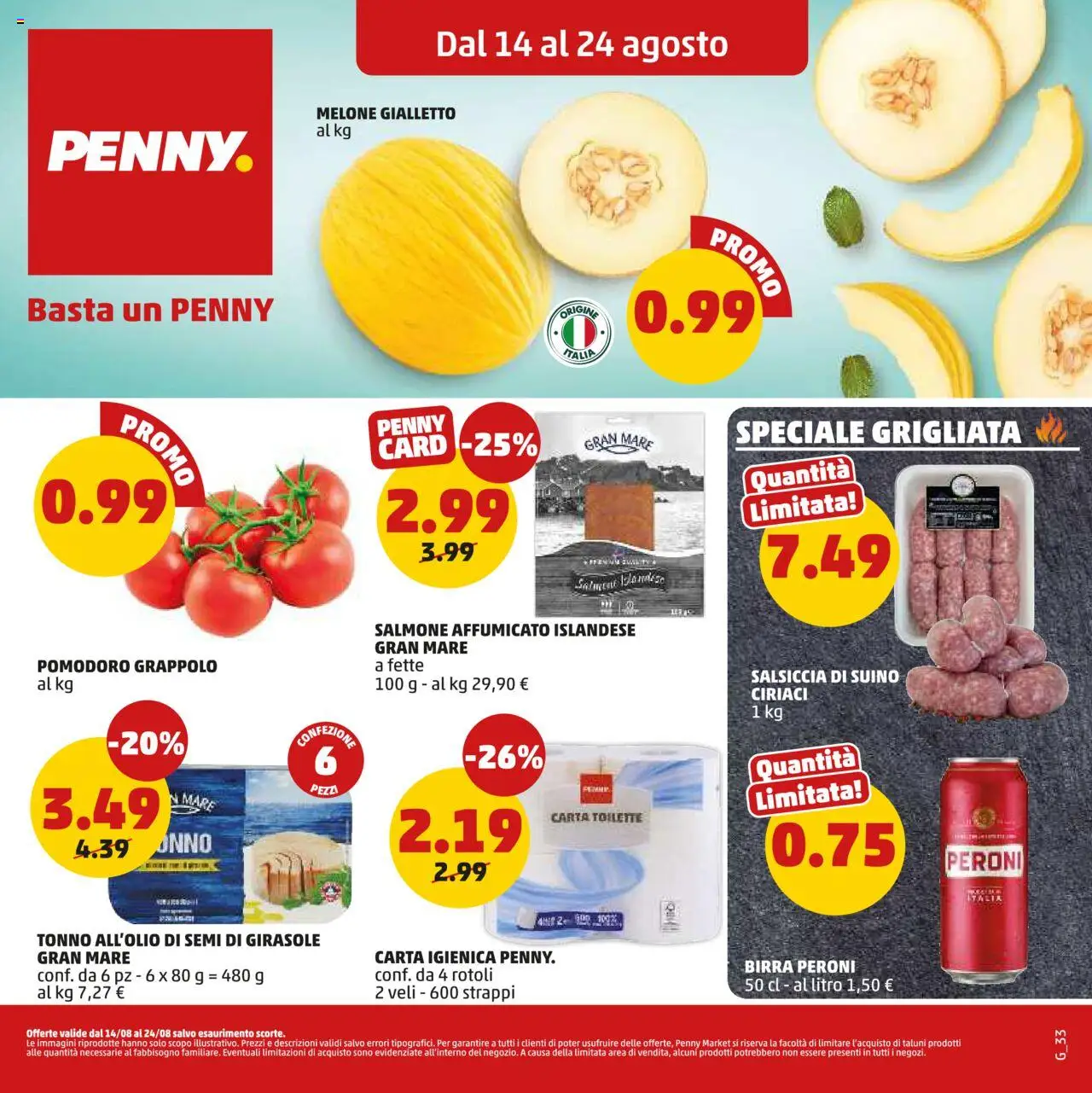 Volantino PENNY valido da 14/08/2025 numero di pagina 1
