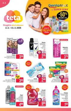 Náhľad Teta drogerie letáku platného od 02.02.2026