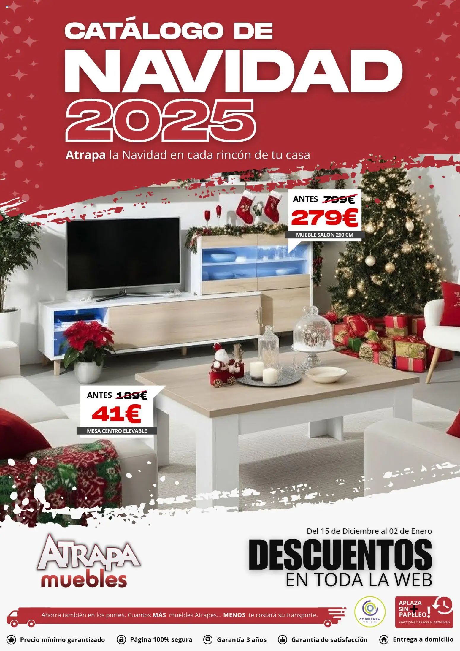 Vista previa del folleto de la tienda Atrapa Muebles válido desde el 15/12/2025 