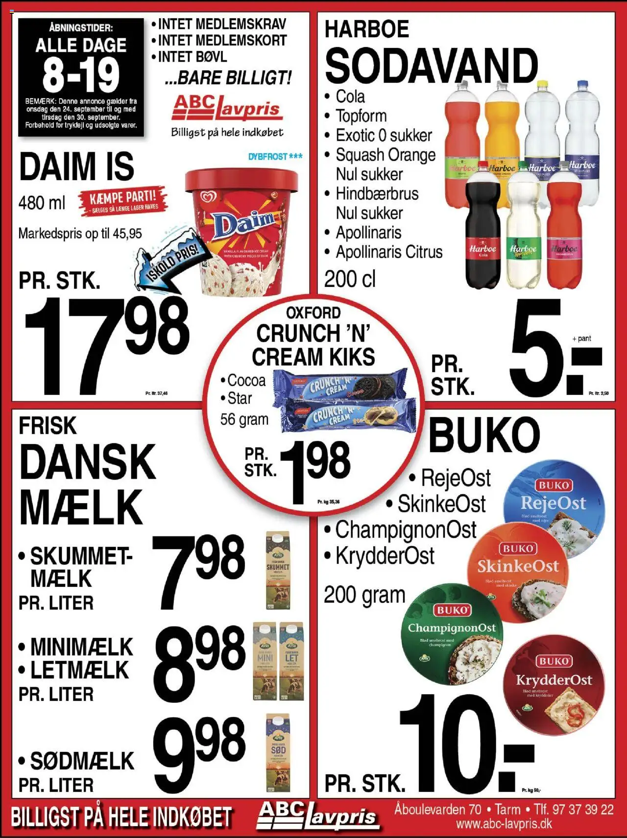 Abc Lavpris tilbudsavis gyldig fra 24/09/2025 - side 1