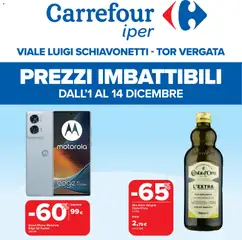 Anteprima dell'opuscolo Volantino Iper Prezzi imbattibili - Roma dal negozio Carrefour valido da 01/12/2025