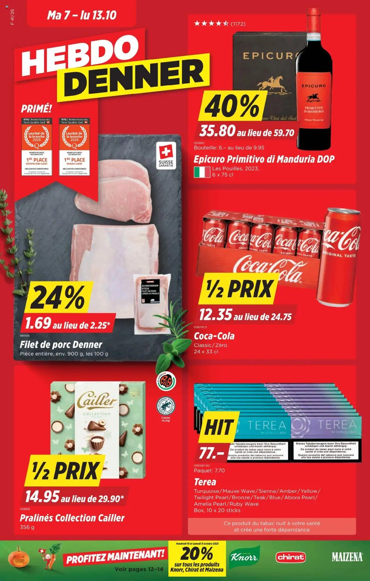 Denner Aktionen FR ab 07.10.2025 - Seitennummer 1
