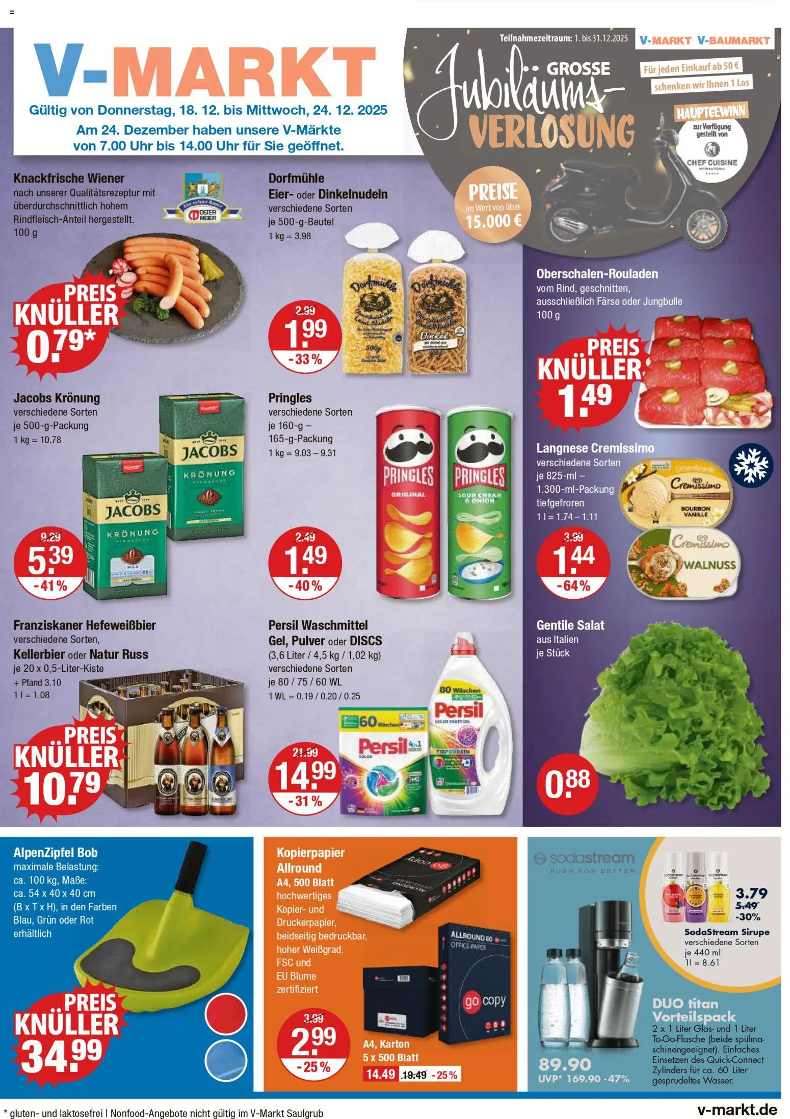 Vorschau von dem Prospekt des Geschäftes V-Markt, gültig ab dem 18.12.2025