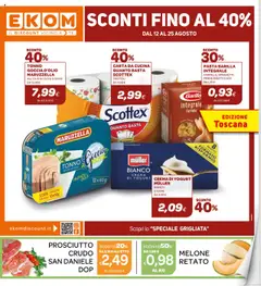 Anteprima dell'opuscolo Volantino Toscana dal negozio Ekom valido da 12/08/2025