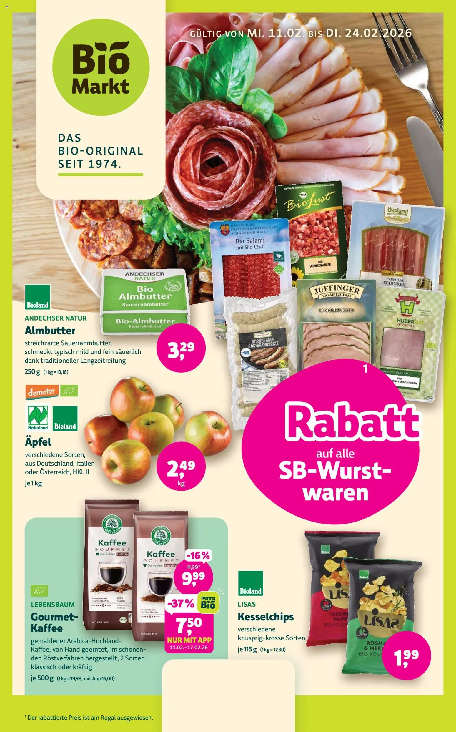 Vorschau von dem Prospekt des Geschäftes BioMarkt, gültig ab dem 11.02.2026