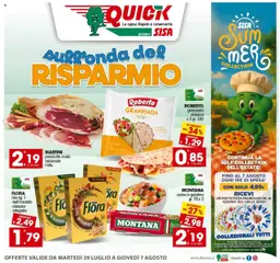 Anteprima dell'opuscolo Volantino Quick dal negozio SISA valido da 29/07/2025