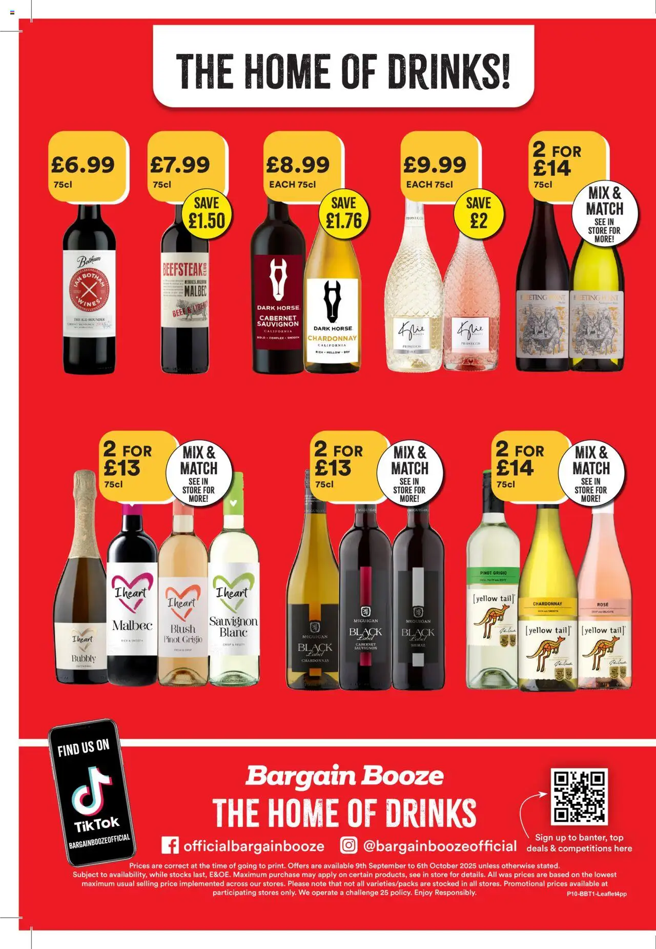 Bargain Booze shop Offers valid from 09/09/2025 - Page number 1