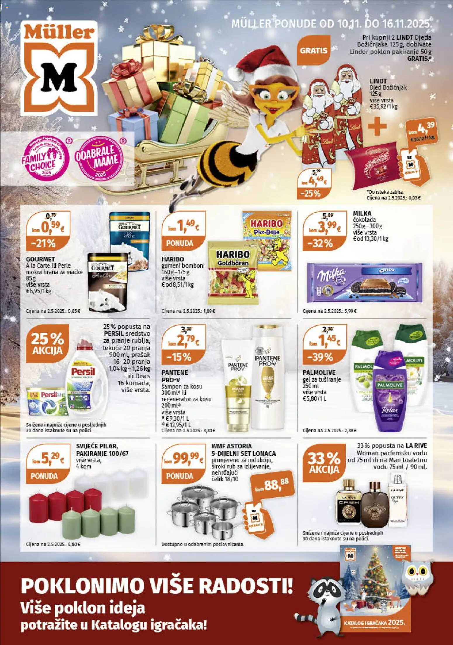Pregled letka Katalog trgovine Müller vrijedi od 10.11.2025