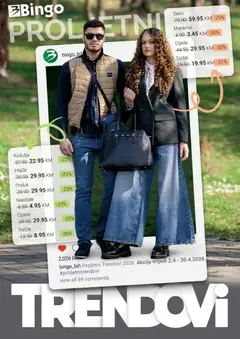 Pregled letka Bingo proljetni trendovi trgovine Bingo vrijedi od 02.04.2026
