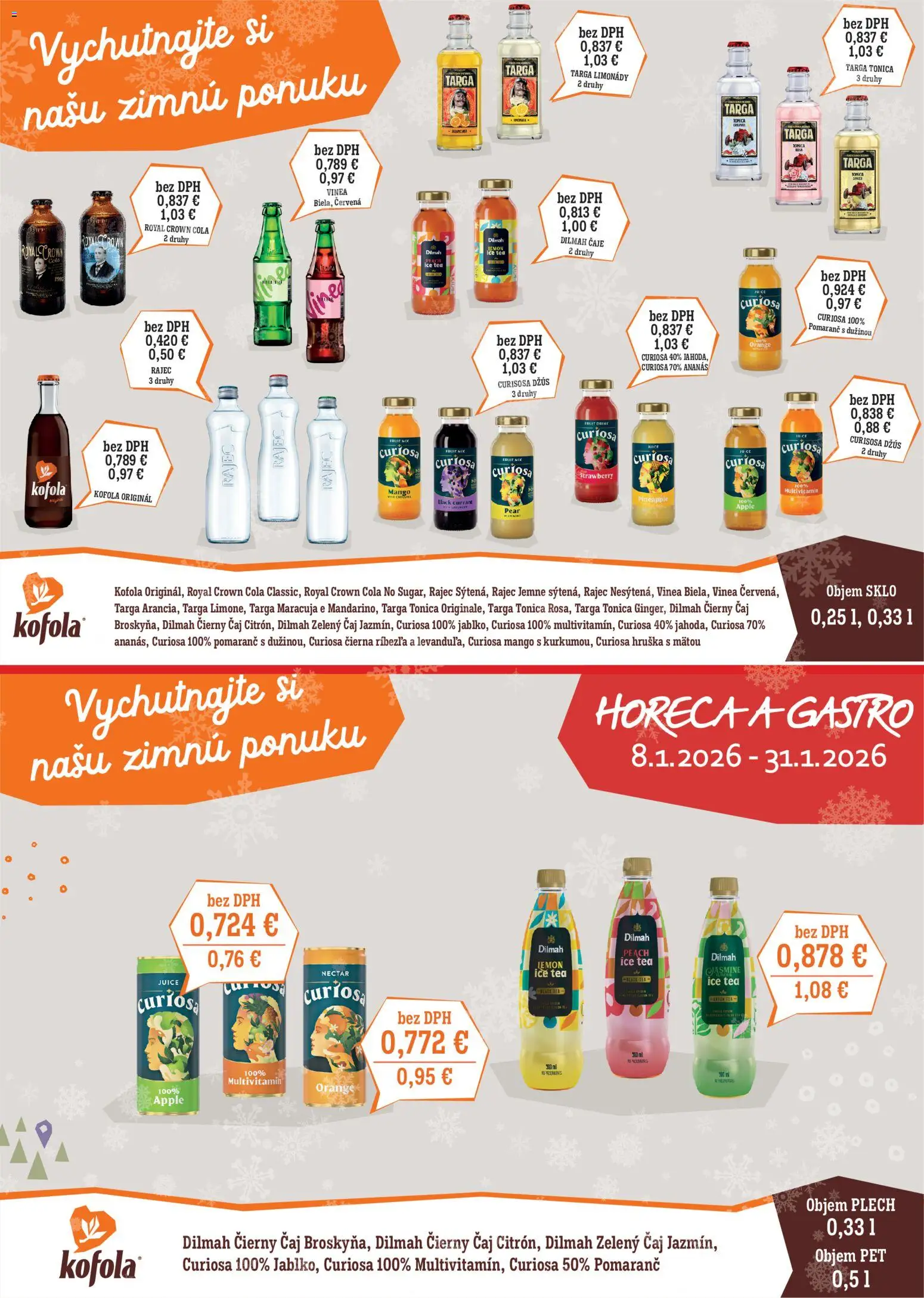 Náhľad CBA Verex letáku platného od 08.01.2026