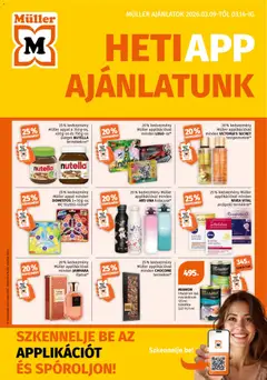 Müller - Müller akciós újság megtekintése, amely érvényes 2026.03.09.-től