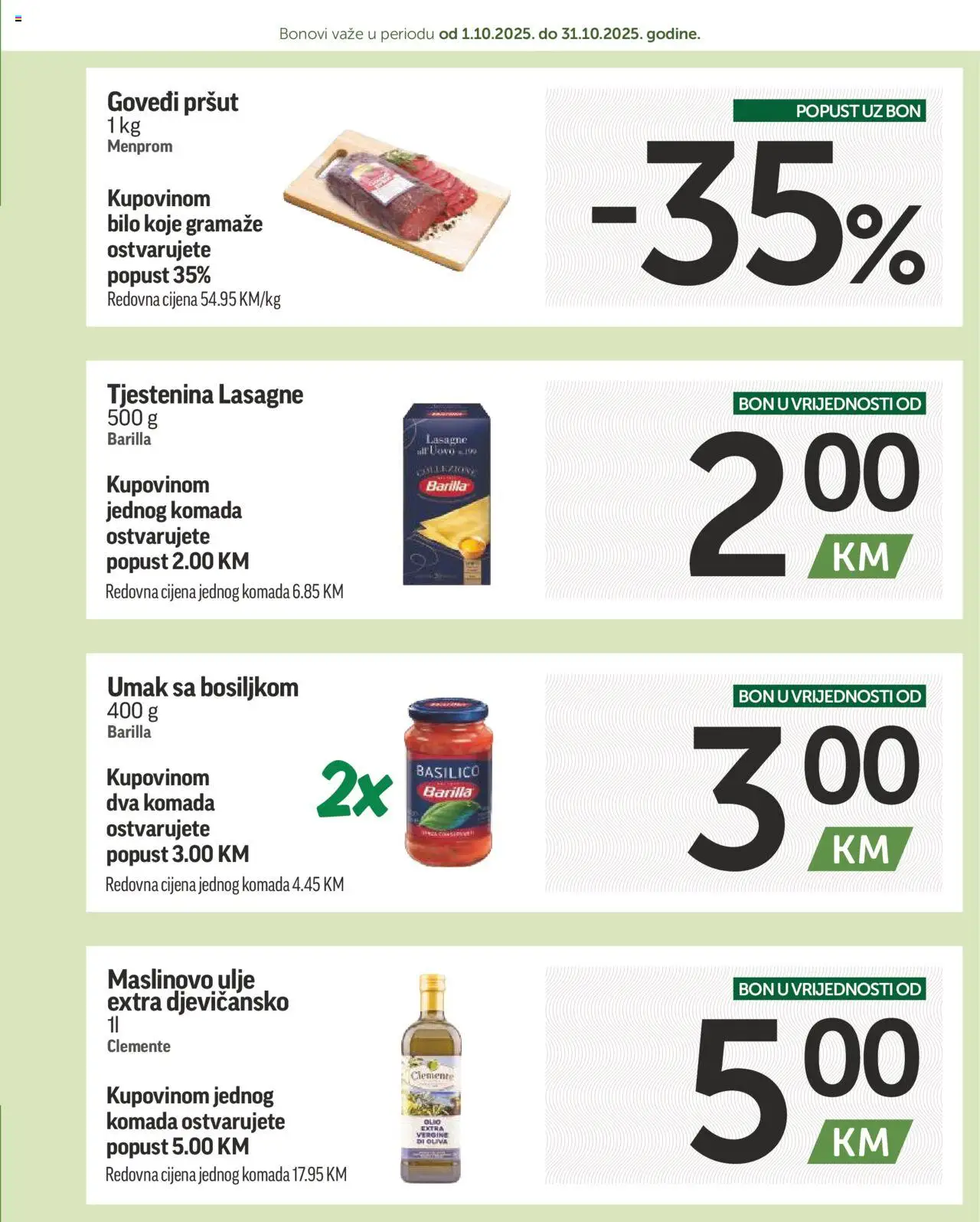 Pregled letka Katalog Super Bonbonjera trgovine Crvena jabuka vrijedi od 2025.10.01