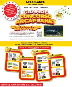 Anteprima dell'opuscolo Attuale volantino dal negozio Arcaplanet valido da 01/10/2025