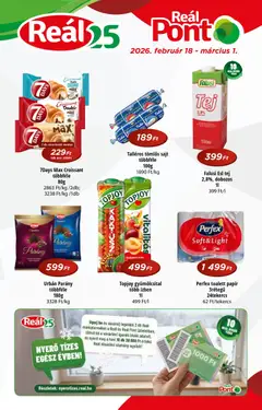 Reál - Akciós újság Pont megtekintése, amely érvényes 2026.02.18.-től