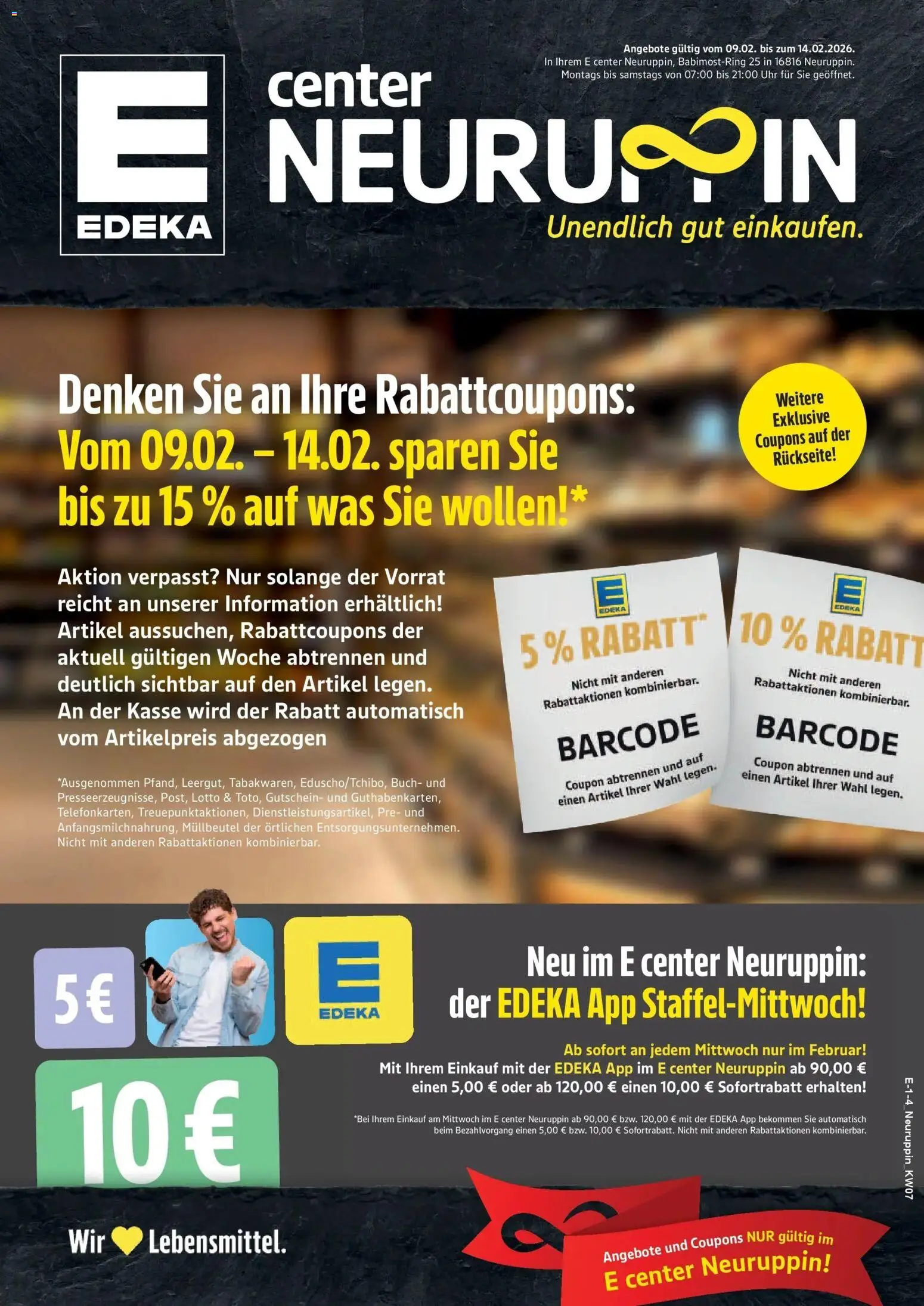 Vorschau von dem Prospekt des Geschäftes Edeka, gültig ab dem 09.02.2026