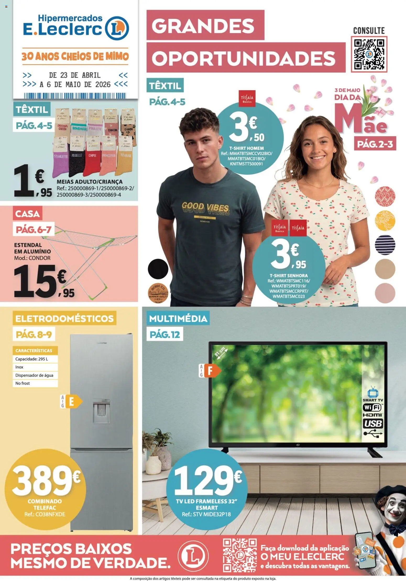 Pré-visualização do folheto da loja E.Leclerc válida a partir de 23/04/2026