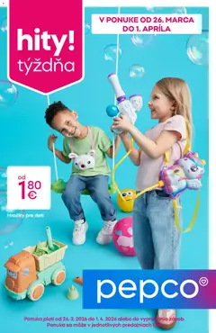 Náhľad Pepco letáku platného od 26.03.2026