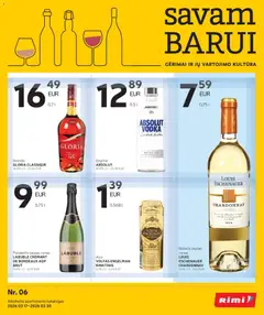 Rimi parduotuvės leidinio Rimi leidinys - Alkoholinių gėrimų galiojančio nuo 2026.03.17 peržiūra