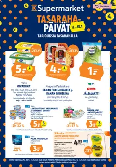 Kaupan K-Supermarket Tarjoukset esikatselu, voimassa 12/01/2026