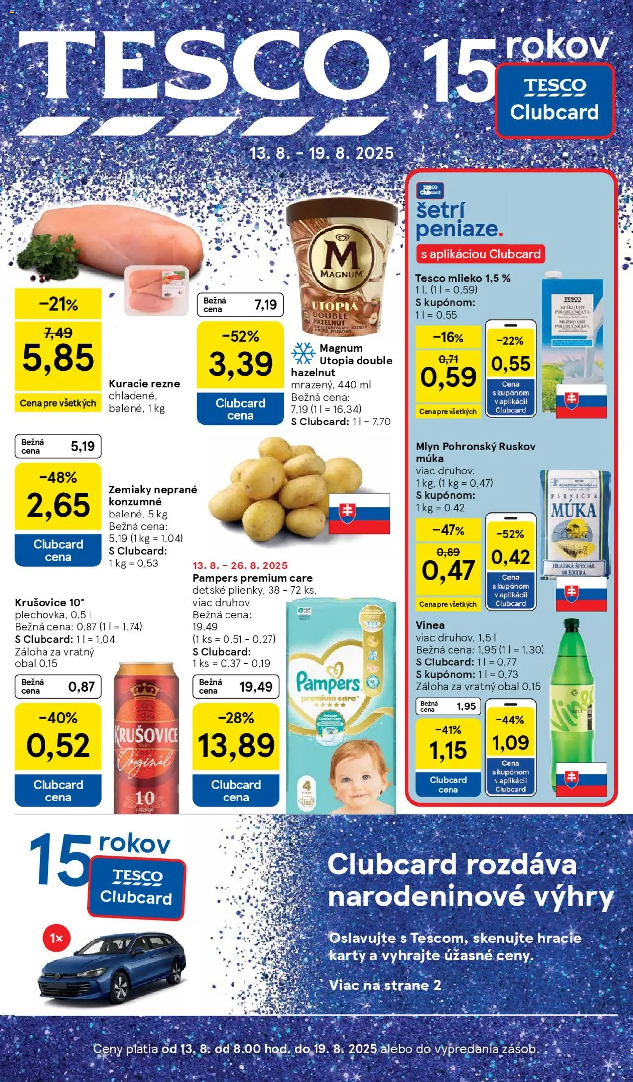 Tesco leták od 13.08.2025 - Hypermarket Online