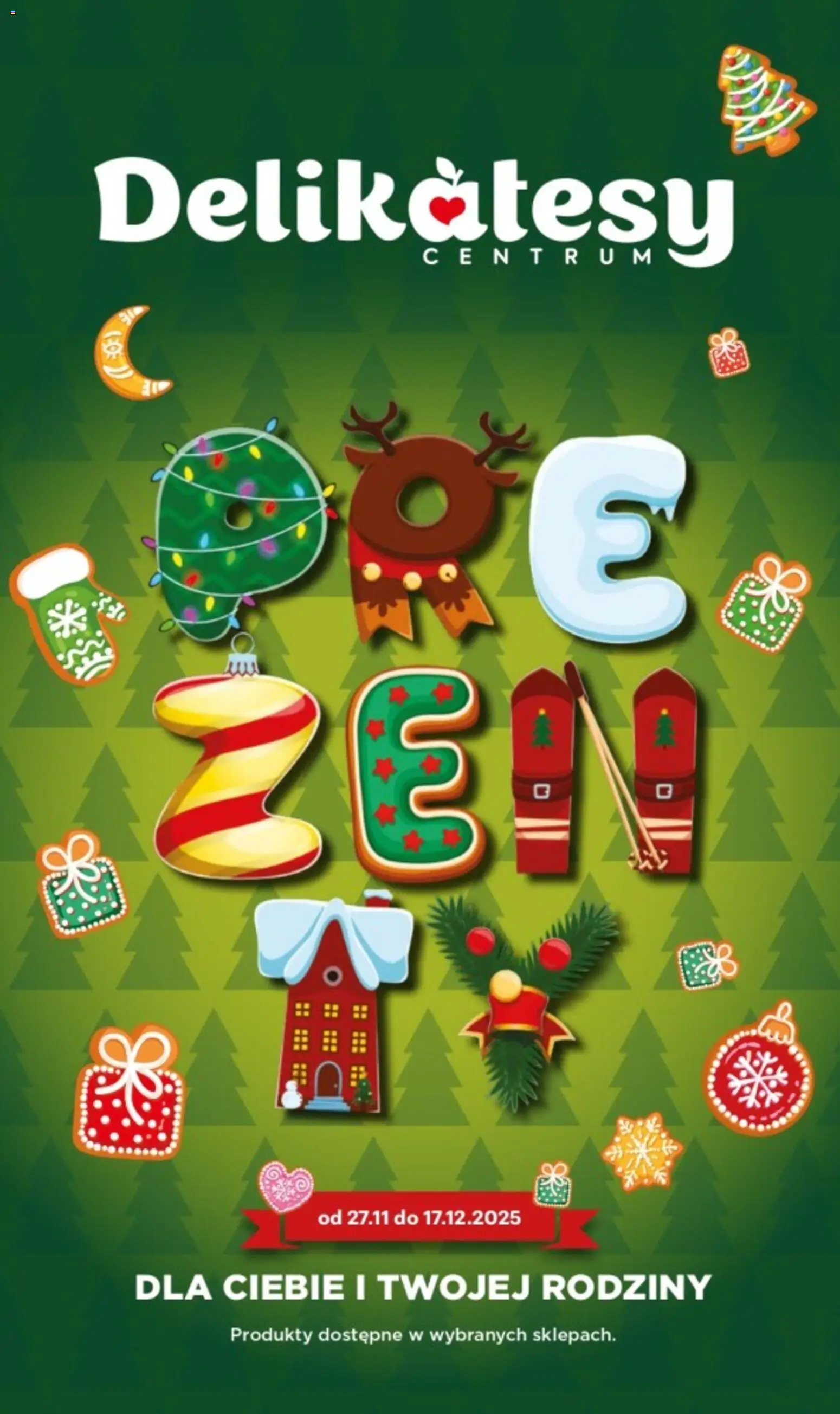 Pogląd gazetki "Prezenty " ze sklepu Delikatesy Centrum ważnej od 27.11.2025