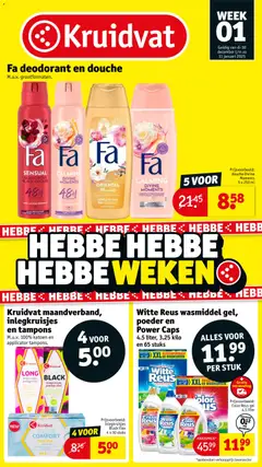 Voorbeeld van Folder week 1 van winkel Kruidvat geldig vanaf 30-12-2025