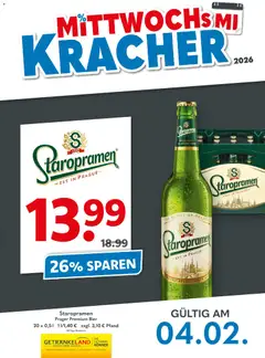 Vorschau von dem Prospekt des Geschäftes Getränkeland, gültig ab dem 04.02.2026