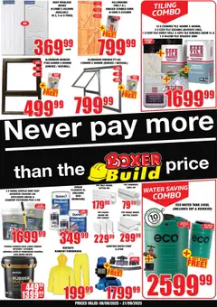 Preview of Boxer flyer valid from 08/09/2025