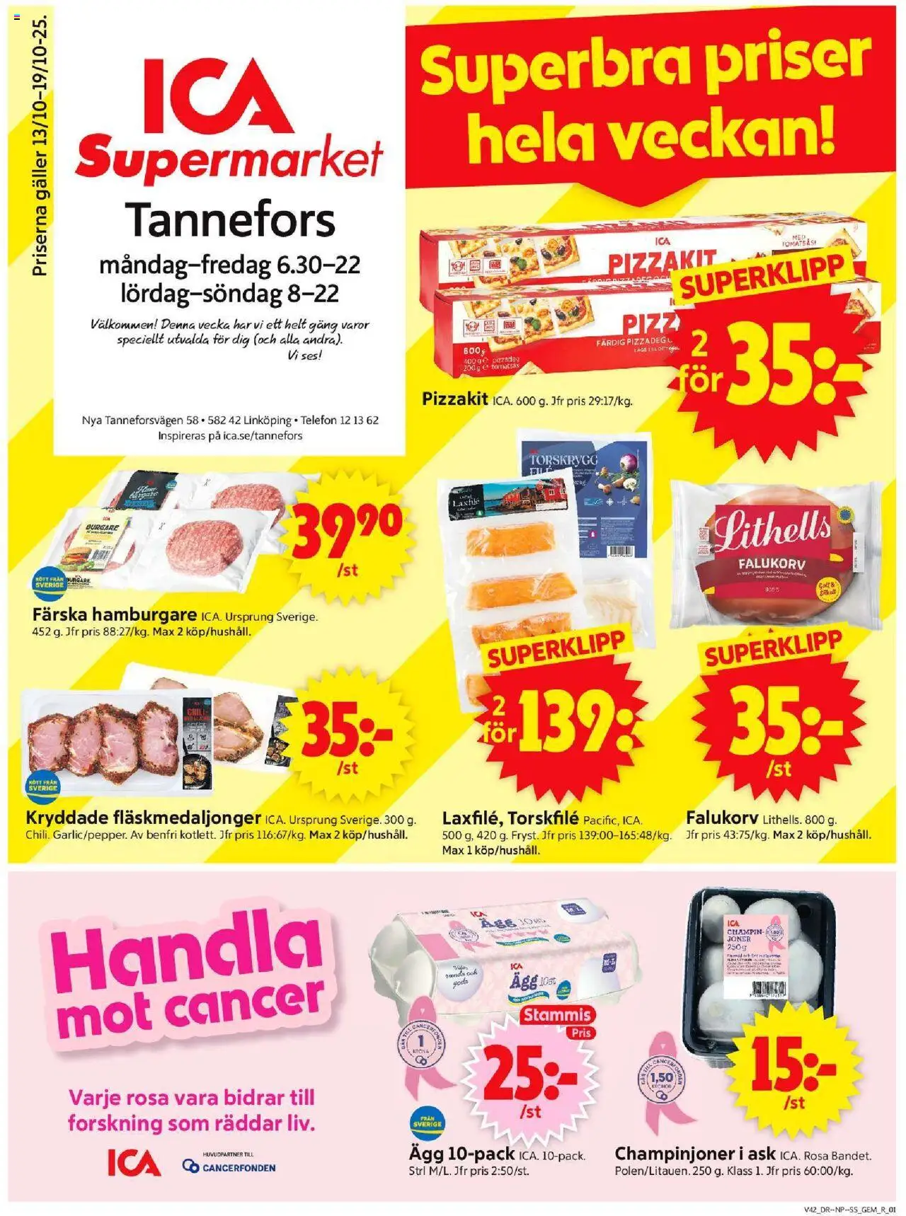 Linköping är giltig 13/10 2025 > Veckans Erbjudanden gäller från 13/10/2025 till 19/10/2025 sidnummer 1