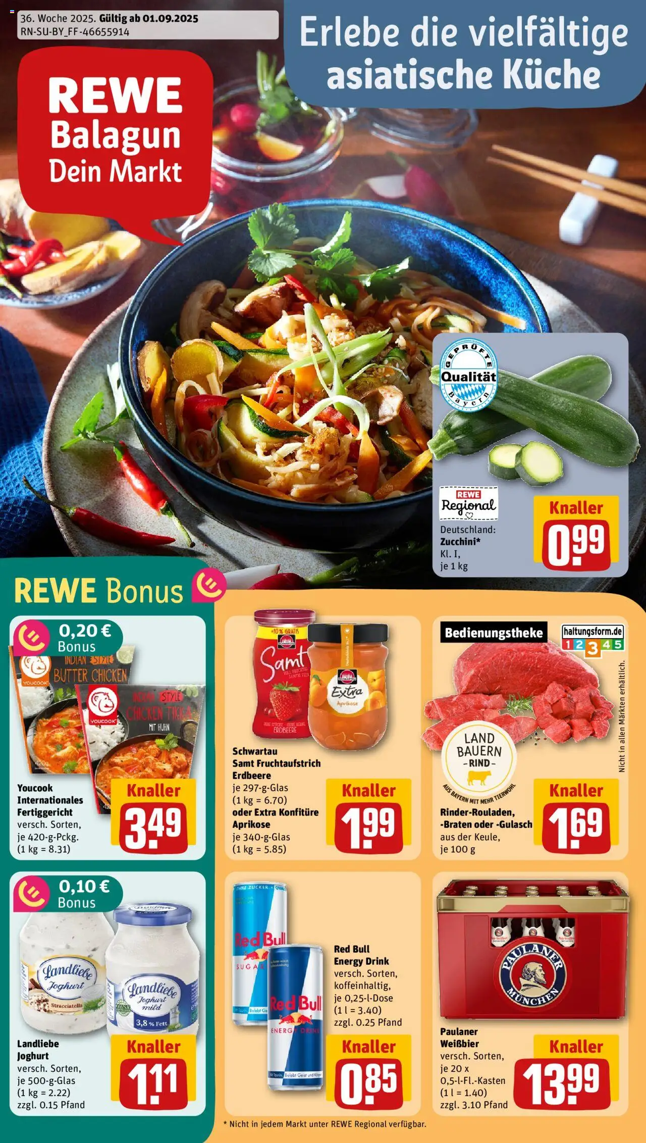 Rewe DE shop DE Folder geldig vanaf 01-09-2025 - Paginanummer 1