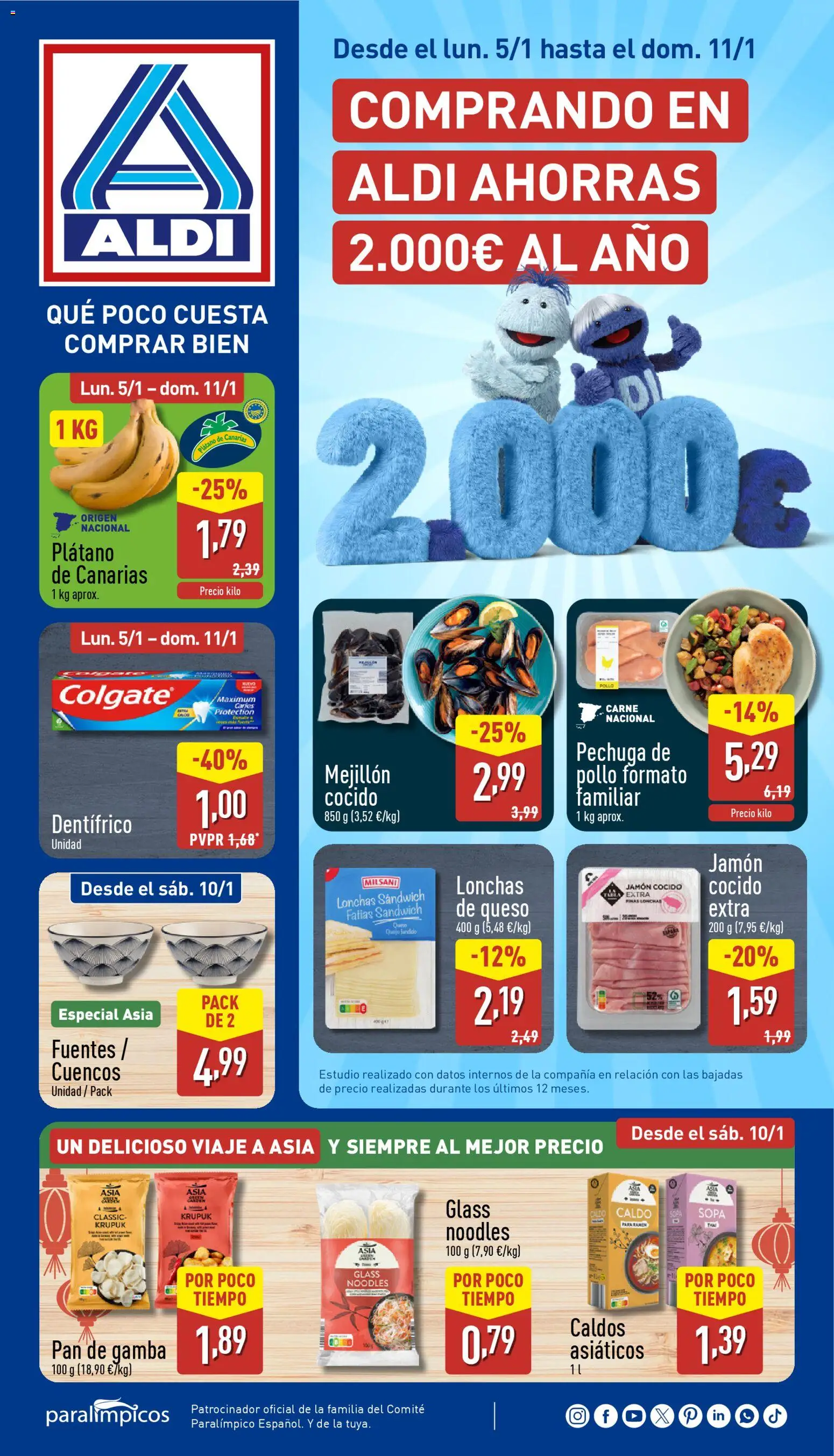 Vista previa del folleto de la tienda Aldi válido desde el 05/01/2026 