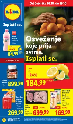 Pregled Lidl kataloga - važi od 16.10.2025