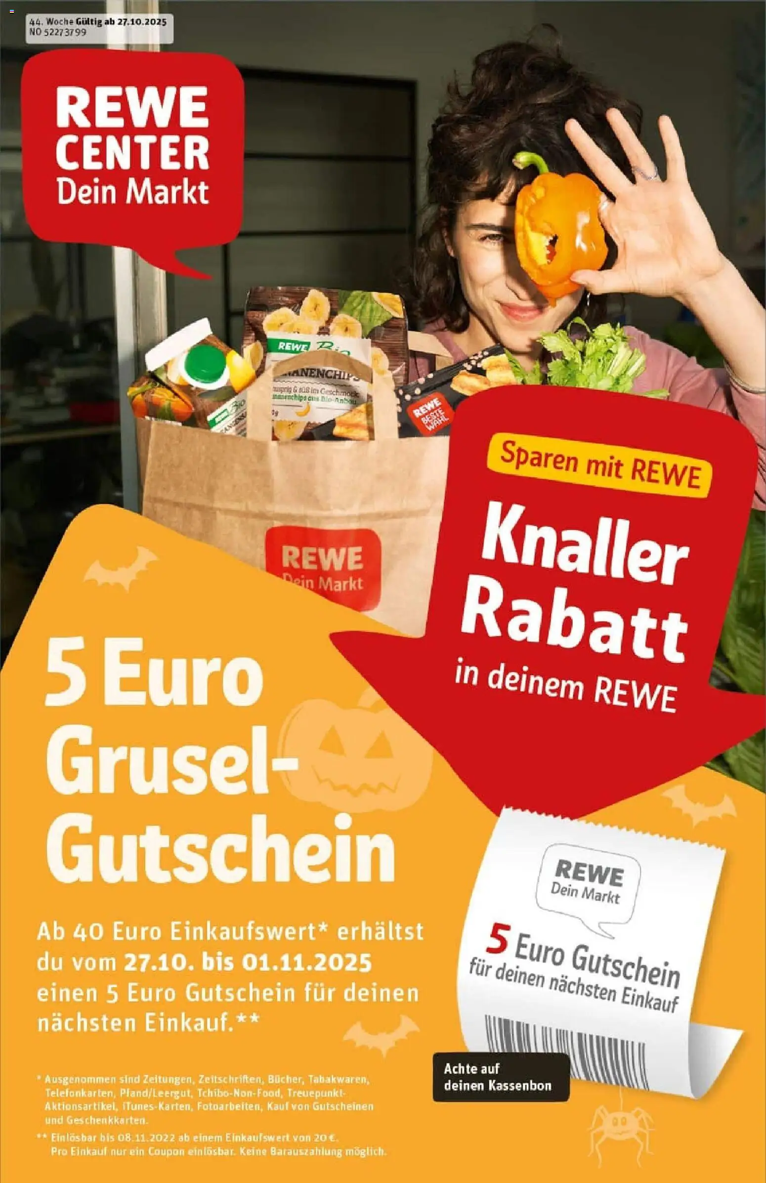 Vorschau von dem Prospekt des Geschäftes Rewe, gültig ab dem 26.10.2025 - Chips