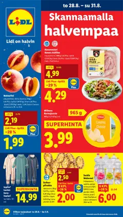 Kaupan Lidl Tarjoukset - Helsinki esikatselu, voimassa 28/08/2025
