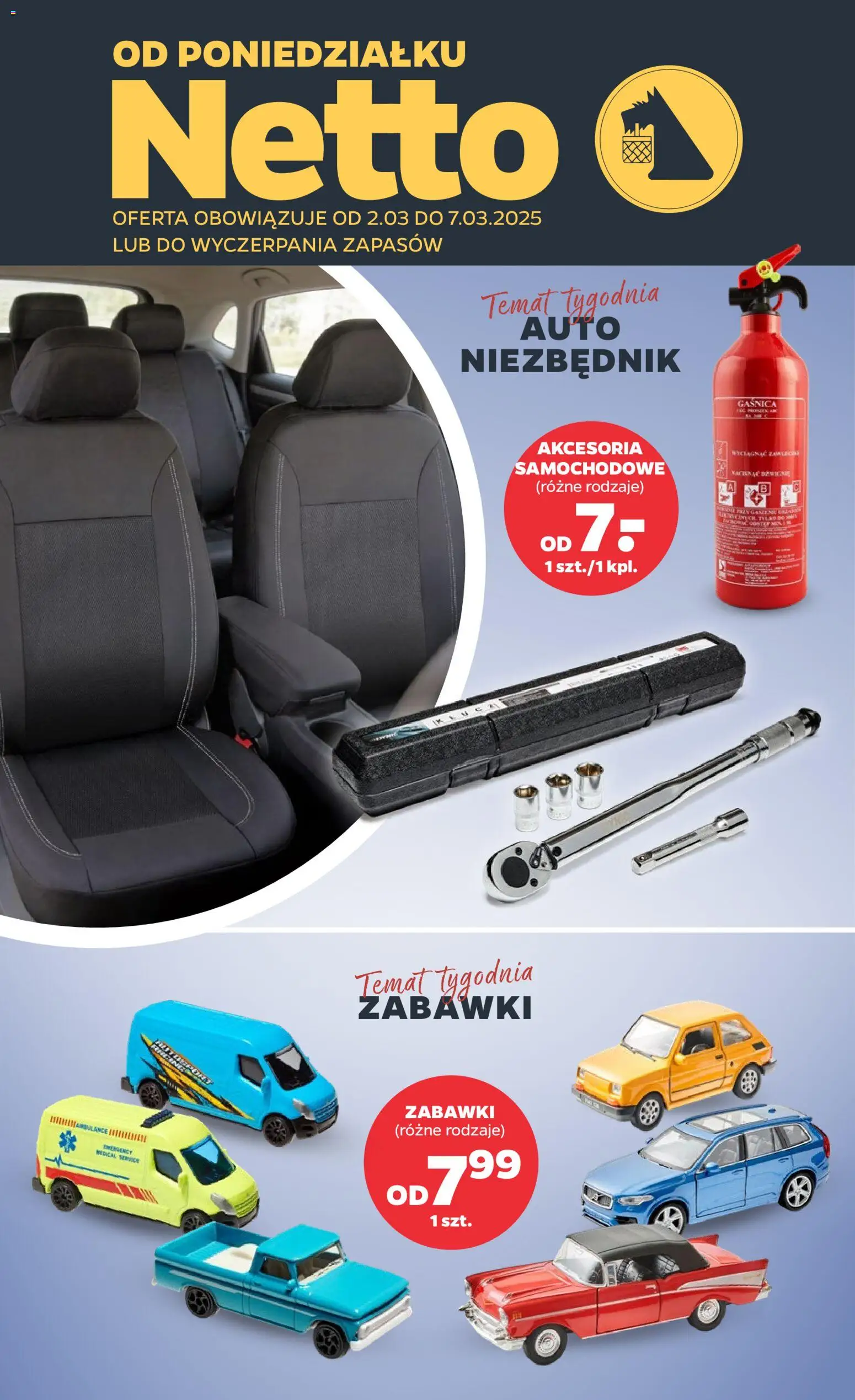 Pogląd gazetki "Netto gazetka od poniedziałku NonFood" ze sklepu Netto ważnej od 02.03.2026