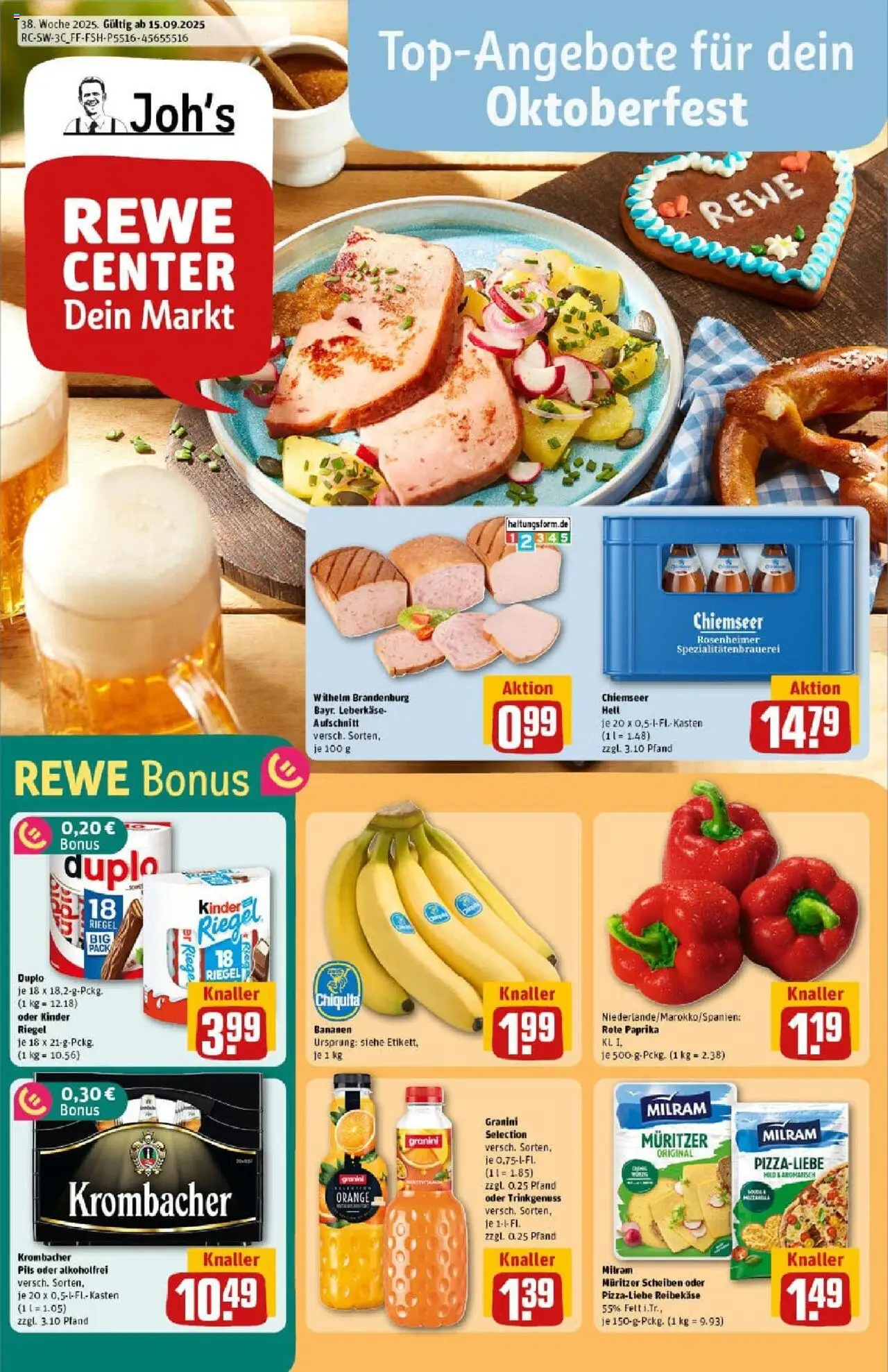REWE Prospekt ab 14.09.2025 nächste Woche - Prospekt Mannheim	