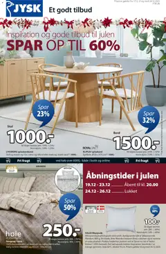Eksempel på tilbudsavis Tilbud fra butik JYSK gyldig fra 17/12/2025