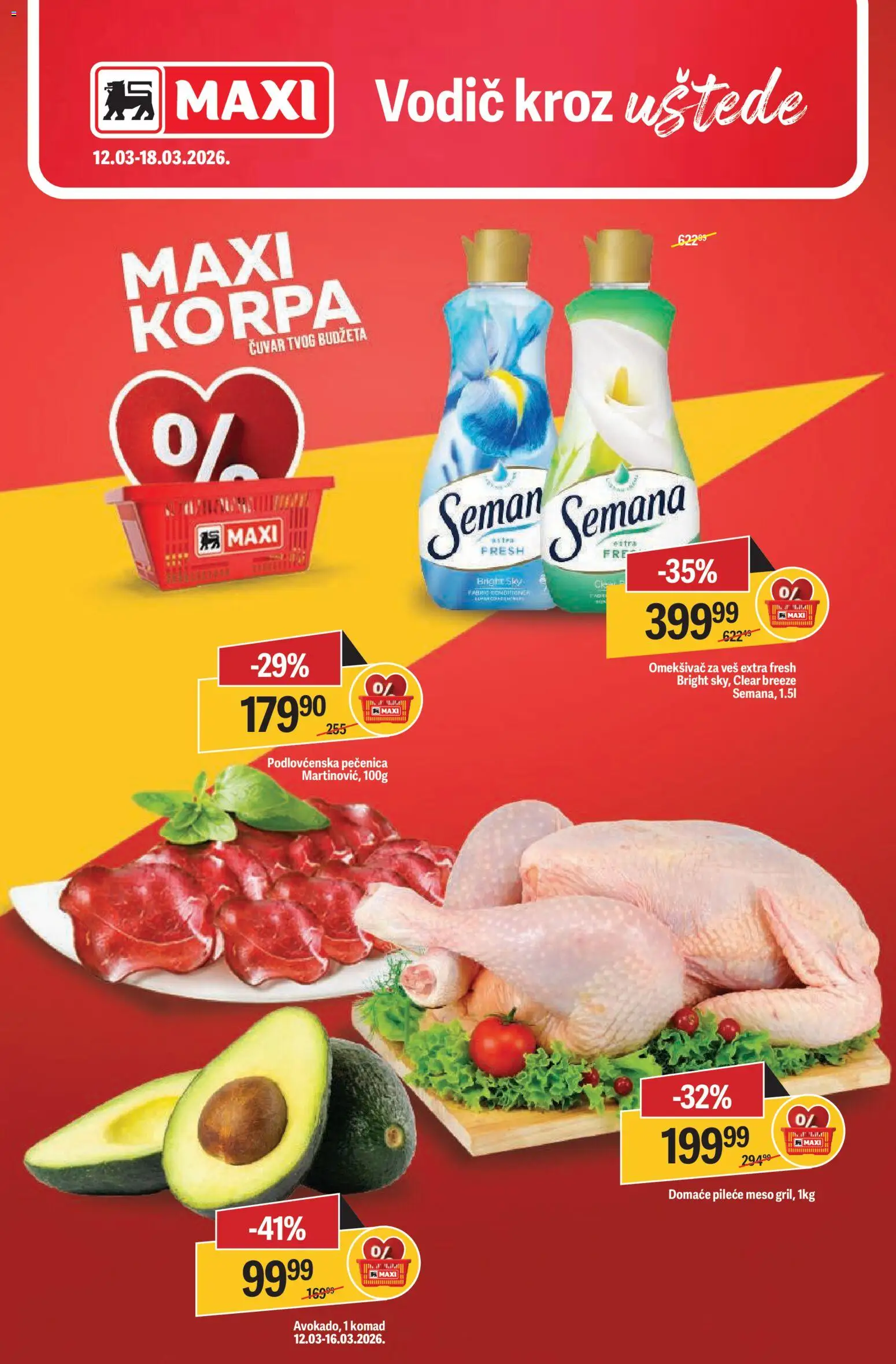 Pregled Maxi kataloga - važi od 12.03.2026